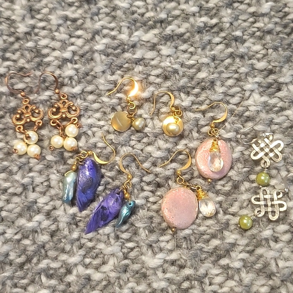 Handmade designer drop earrings